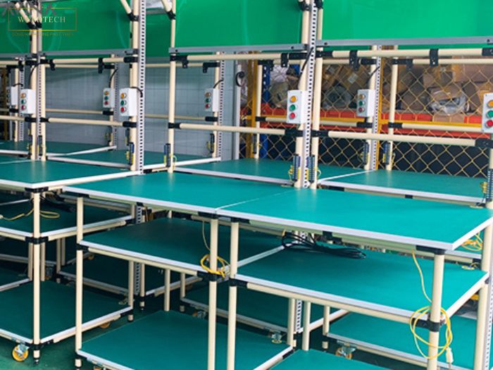 Lợi ích của việc sử dụng bàn thao tác lắp ráp trong công nghiệp