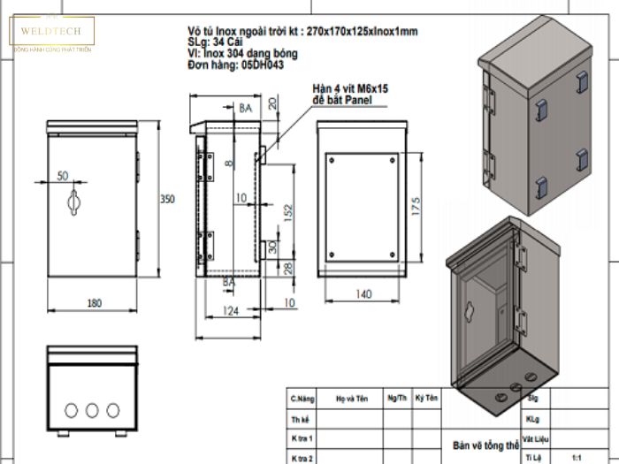 Cấu tạo vỏ tủ điện